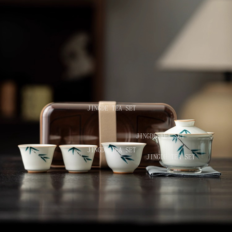 Tragbares Keramik-Teekanne und – Korean Tea Set Bewertung und Preis