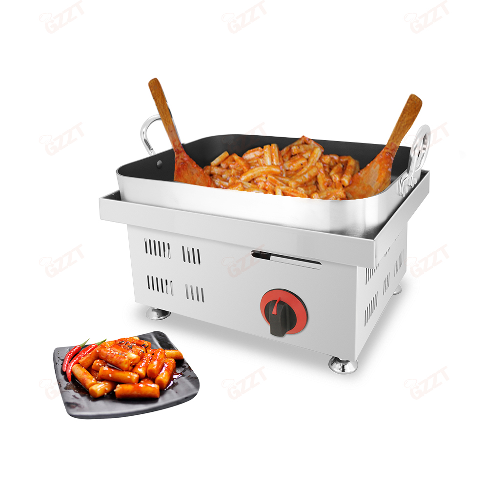 Kommerzielle koreanische Toppo – Tteokbokki Rice Cake Bewertung und Preis